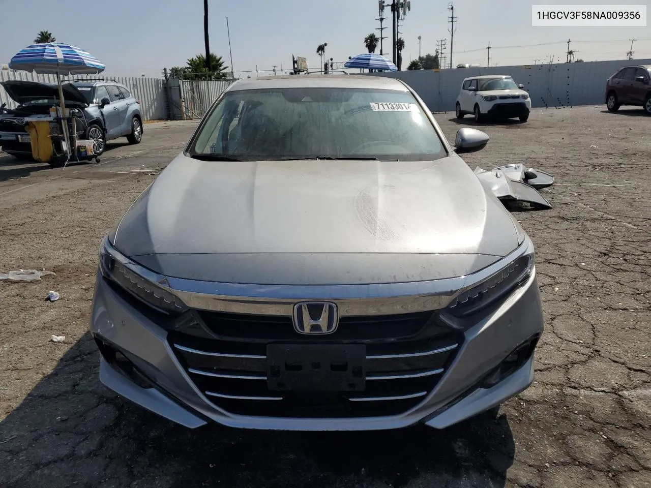 1HGCV3F58NA009356 2022 Honda Accord Hybrid Exl