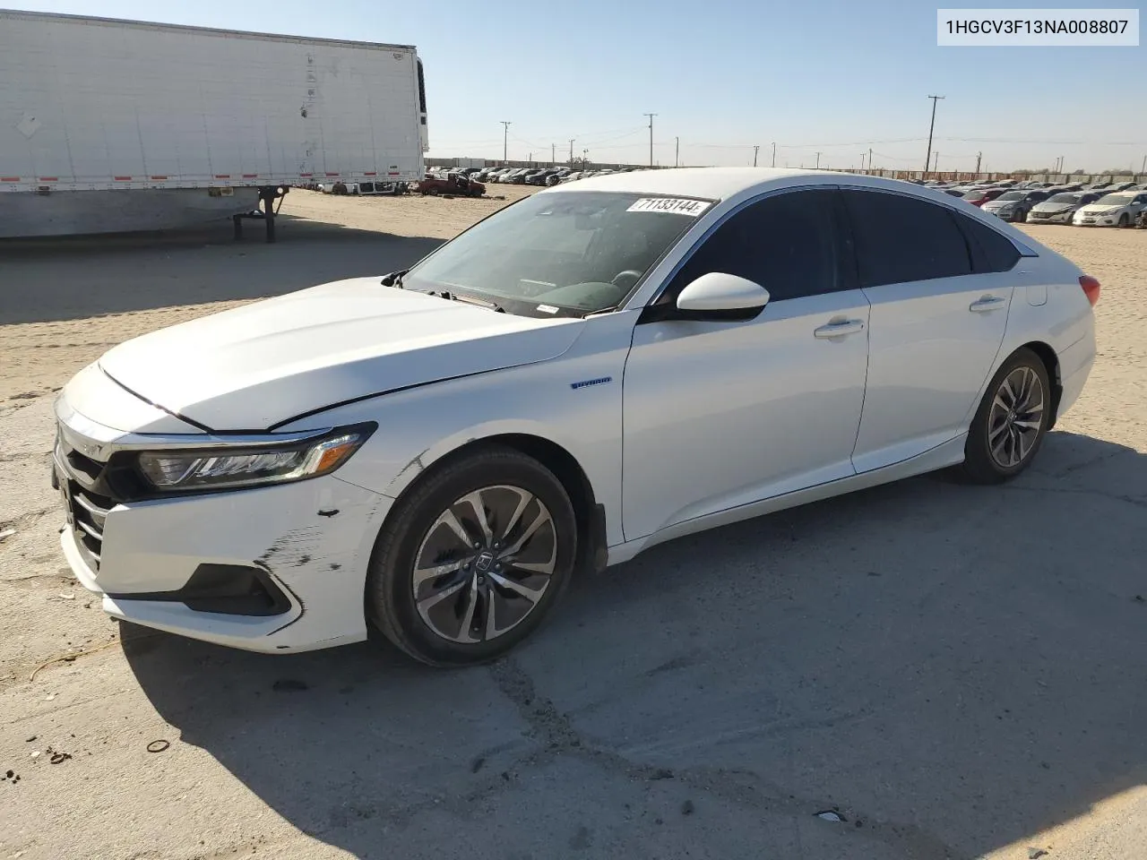 1HGCV3F13NA008807 2022 Honda Accord Hybrid