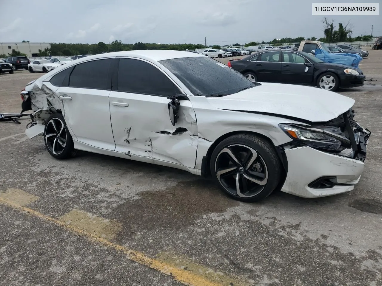 1HGCV1F36NA109989 2022 Honda Accord Sport