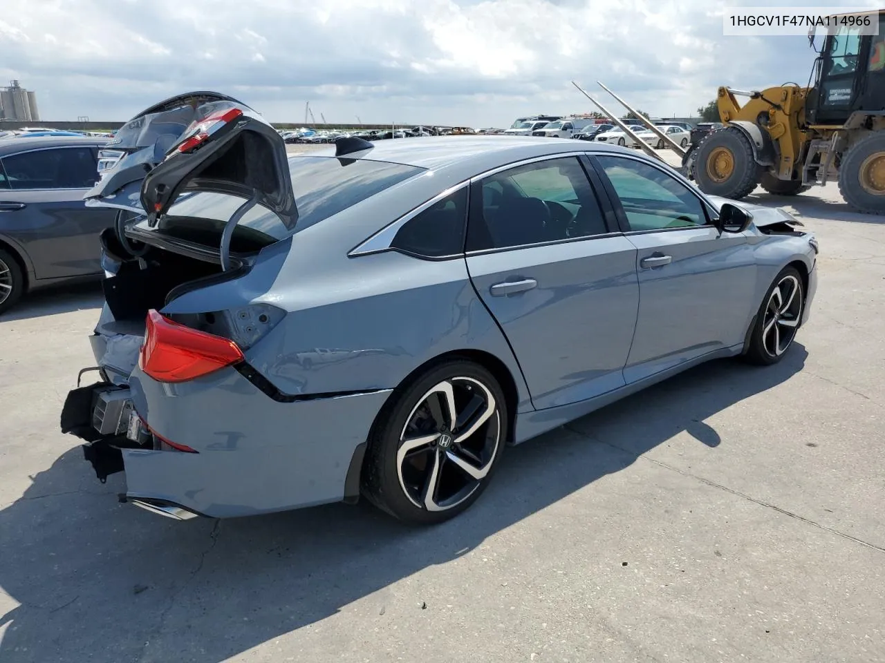 1HGCV1F47NA114966 2022 Honda Accord Sport Se