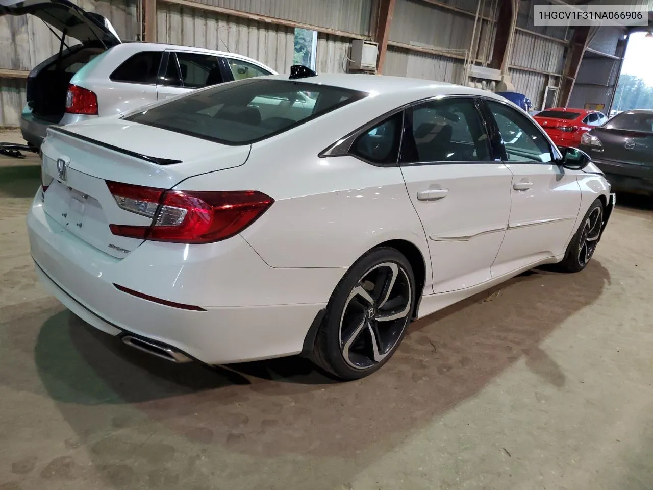 1HGCV1F31NA066906 2022 Honda Accord Sport