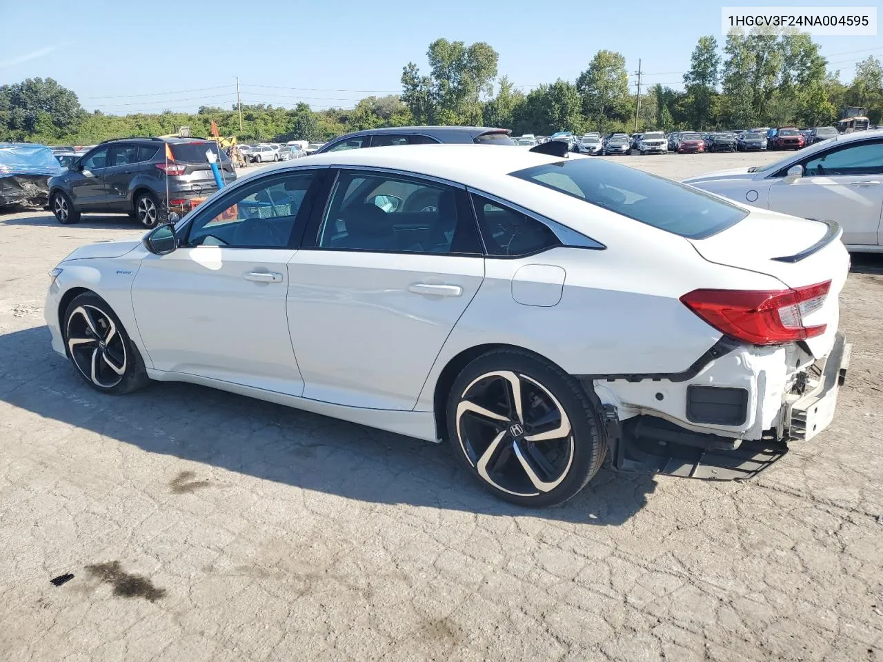 1HGCV3F24NA004595 2022 Honda Accord Hybrid Sport