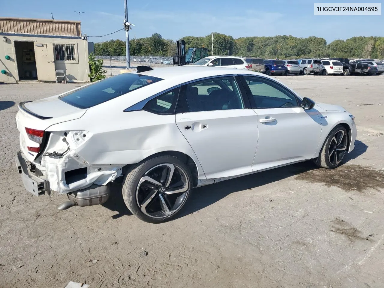 1HGCV3F24NA004595 2022 Honda Accord Hybrid Sport