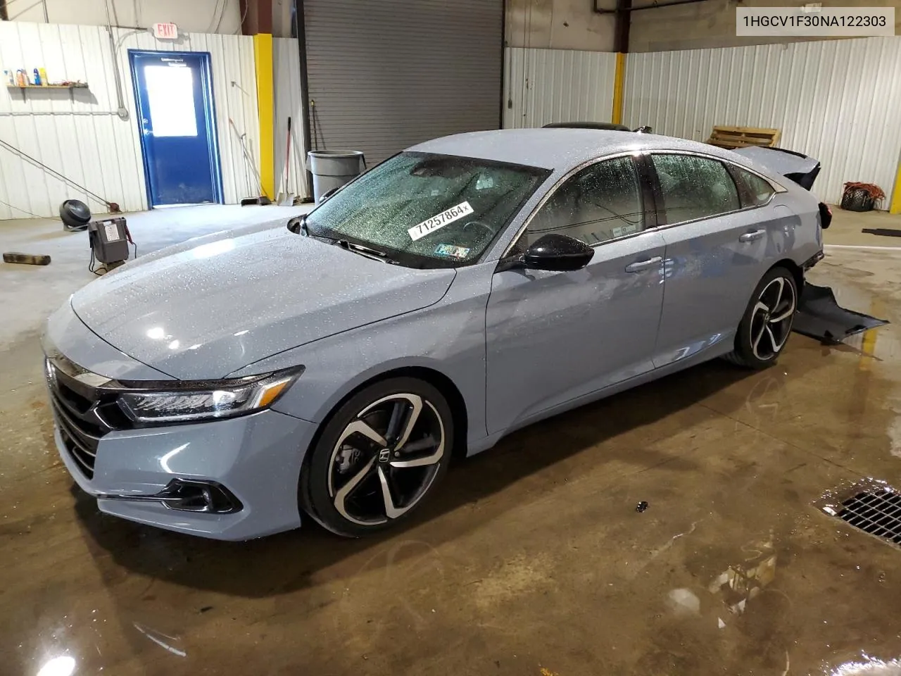 1HGCV1F30NA122303 2022 Honda Accord Sport