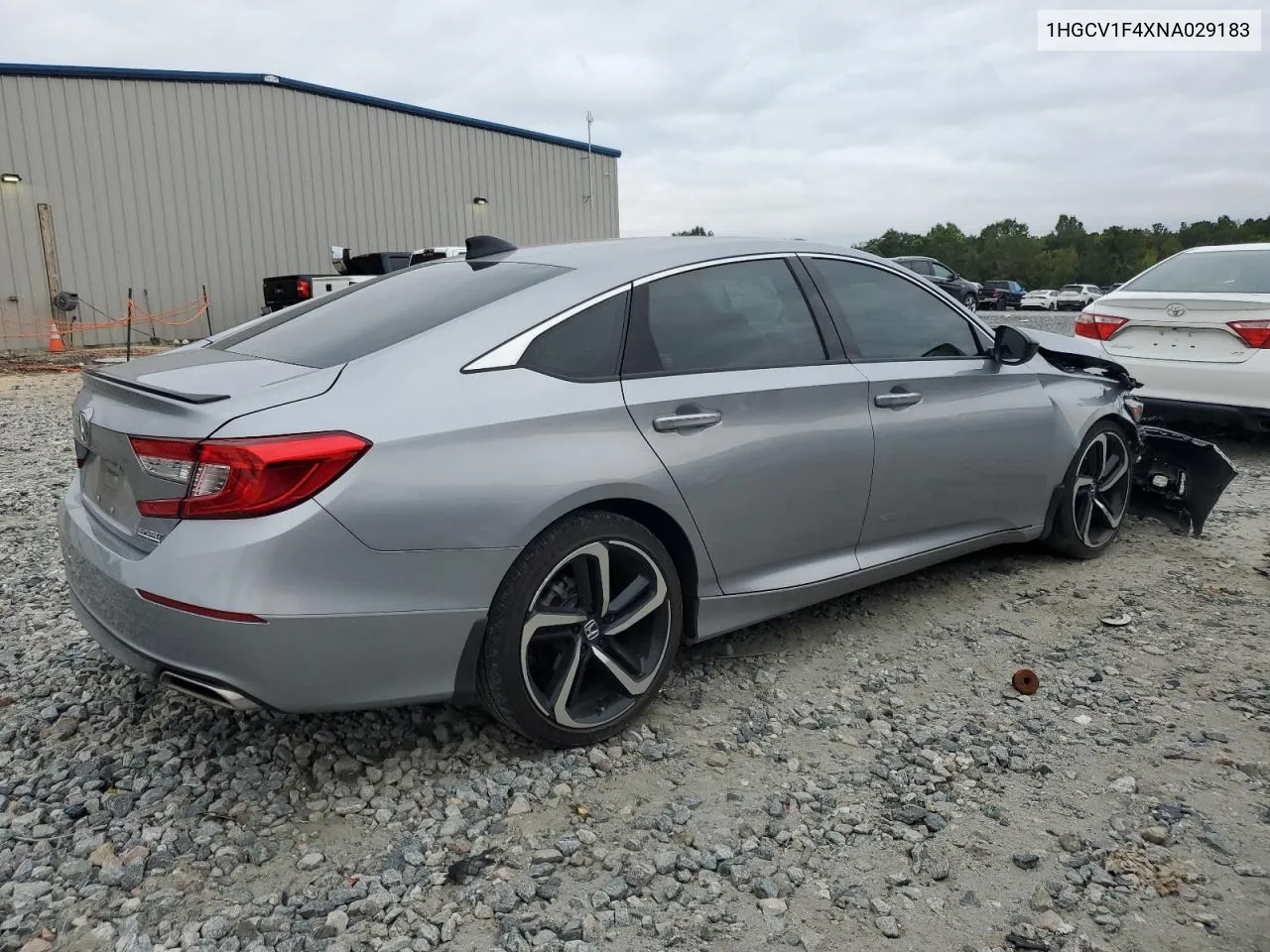 2022 Honda Accord Sport Se VIN: 1HGCV1F4XNA029183 Lot: 71387894