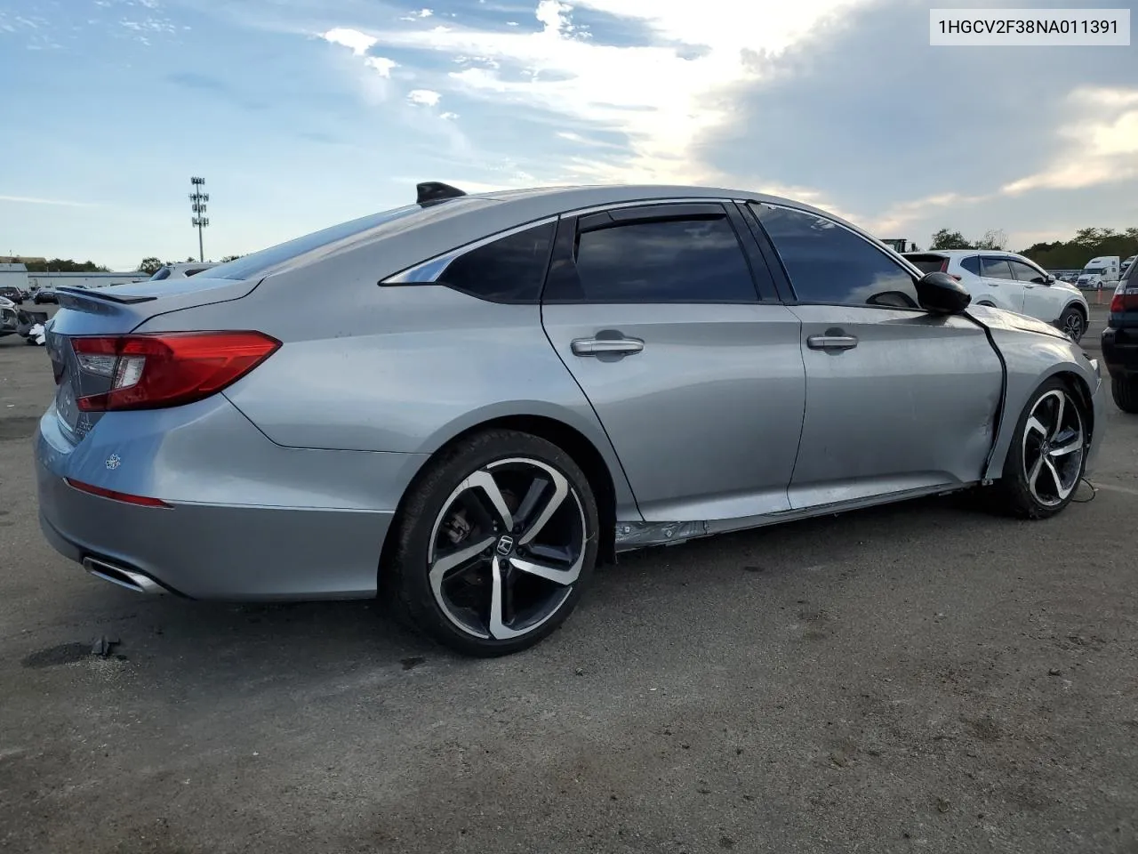 2022 Honda Accord Sport VIN: 1HGCV2F38NA011391 Lot: 71478484