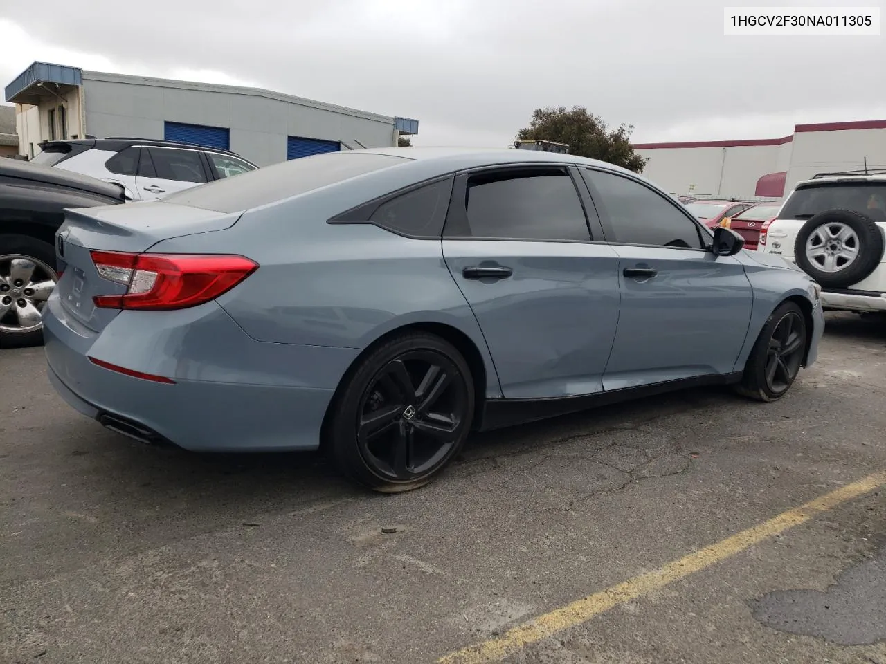 2022 Honda Accord Sport VIN: 1HGCV2F30NA011305 Lot: 71593264