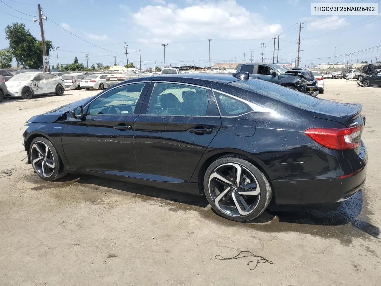 1HGCV3F25NA026492 2022 Honda Accord Hybrid Sport