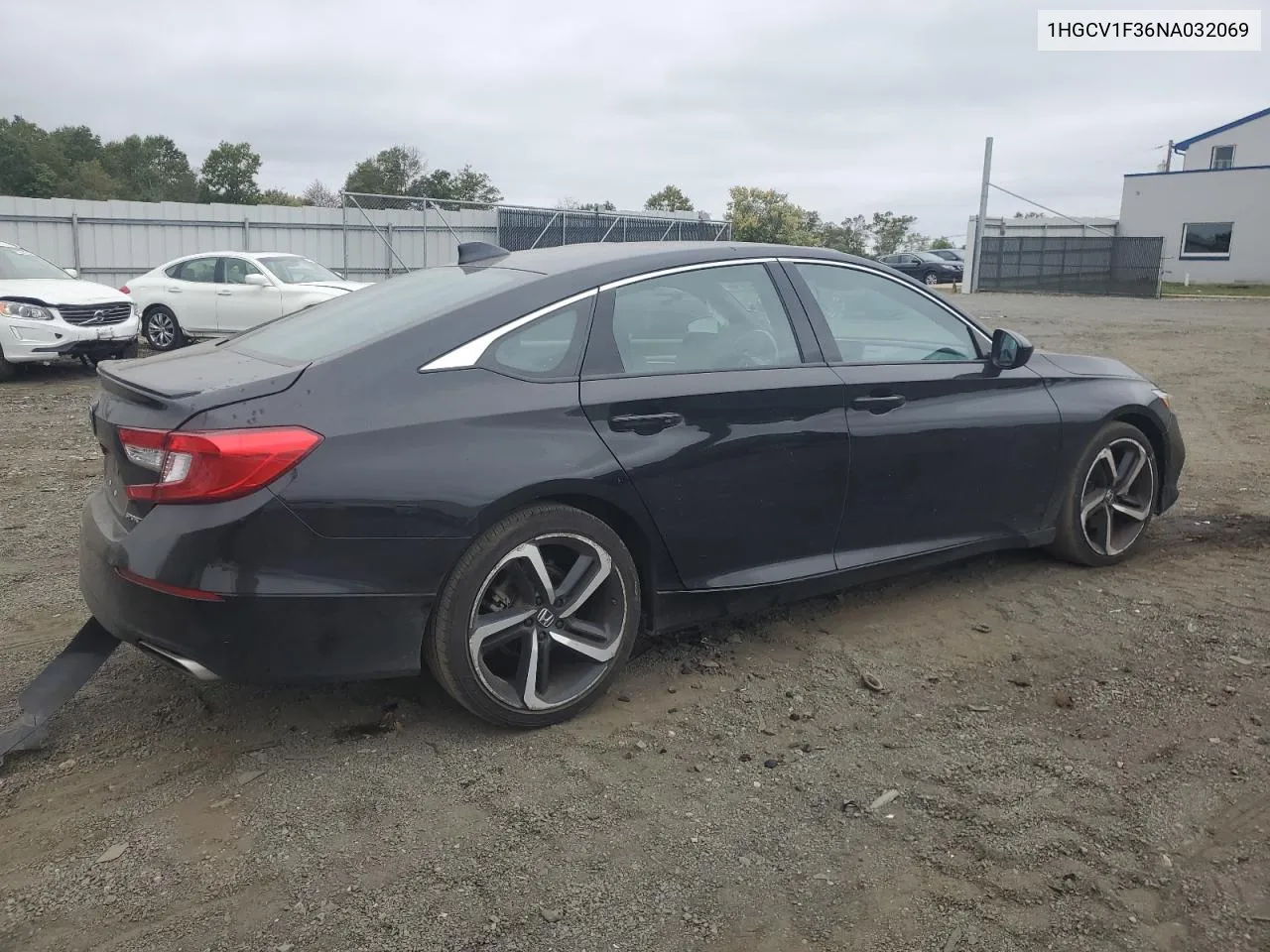 2022 Honda Accord Sport VIN: 1HGCV1F36NA032069 Lot: 71722174