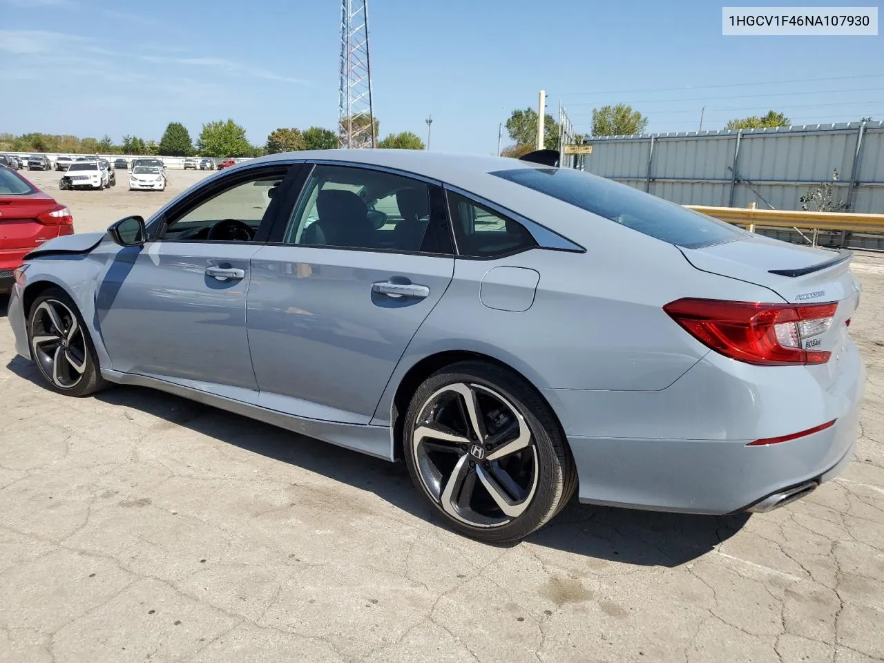 2022 Honda Accord Sport Se VIN: 1HGCV1F46NA107930 Lot: 71747184