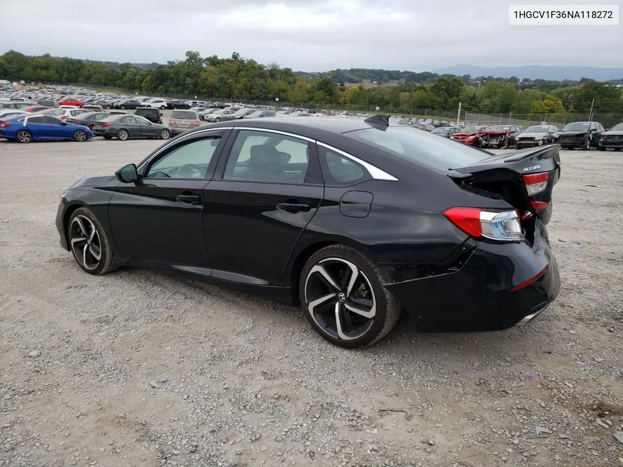 2022 Honda Accord Sport VIN: 1HGCV1F36NA118272 Lot: 71886374