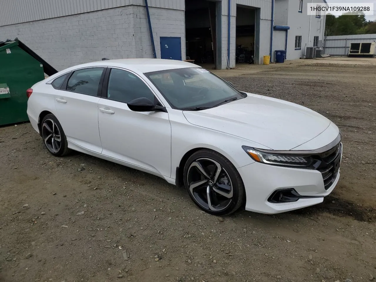 1HGCV1F39NA109288 2022 Honda Accord Sport