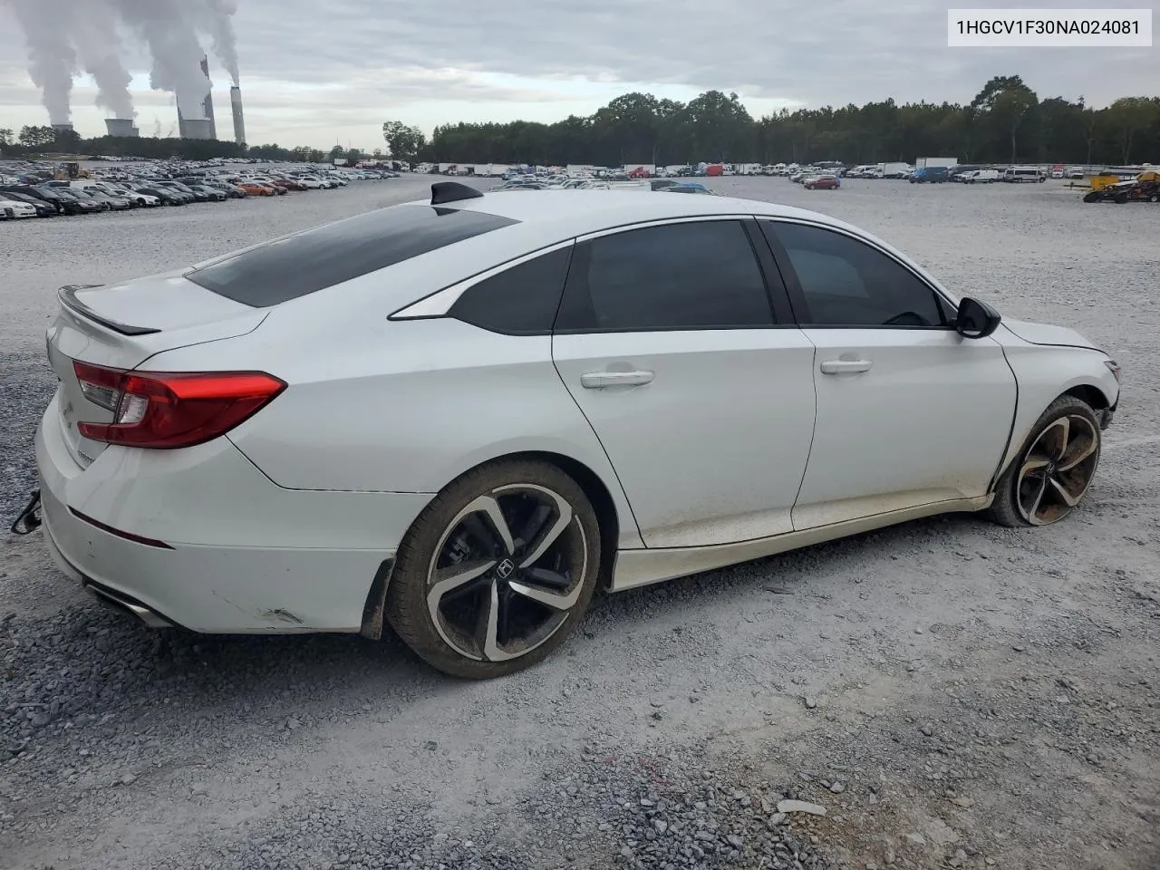 1HGCV1F30NA024081 2022 Honda Accord Sport