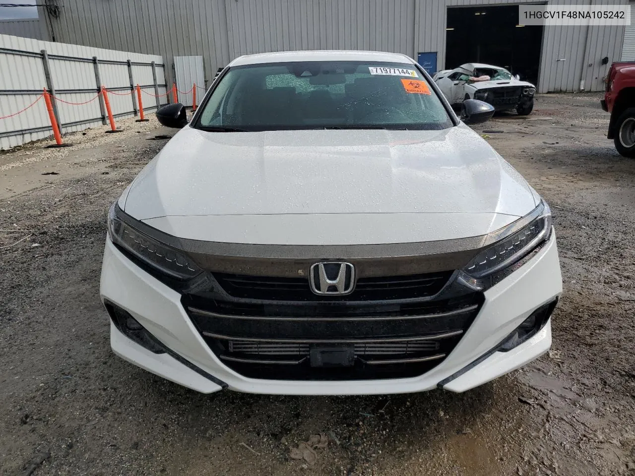 2022 Honda Accord Sport Se VIN: 1HGCV1F48NA105242 Lot: 71977144