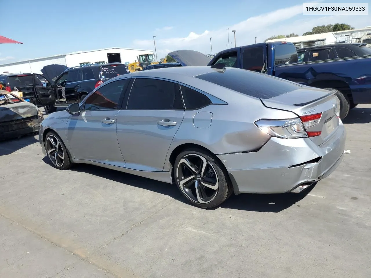 1HGCV1F30NA059333 2022 Honda Accord Sport