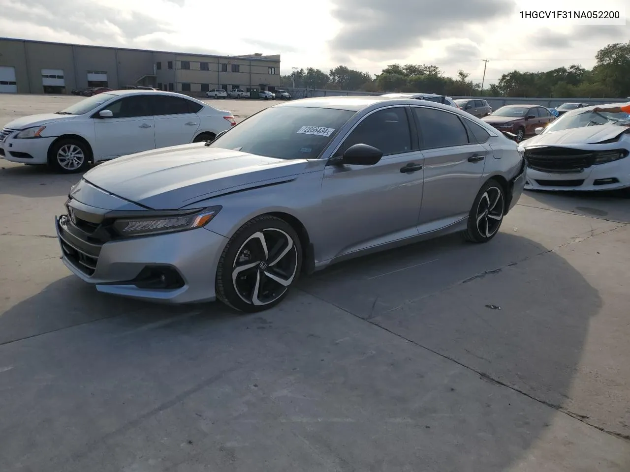 2022 Honda Accord Sport VIN: 1HGCV1F31NA052200 Lot: 72056434