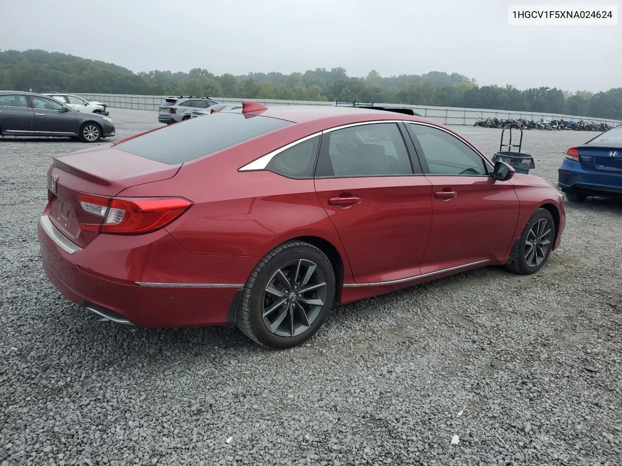 2022 Honda Accord Exl VIN: 1HGCV1F5XNA024624 Lot: 72563454