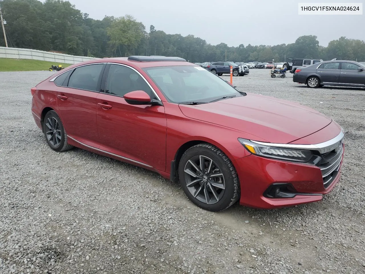 2022 Honda Accord Exl VIN: 1HGCV1F5XNA024624 Lot: 72563454