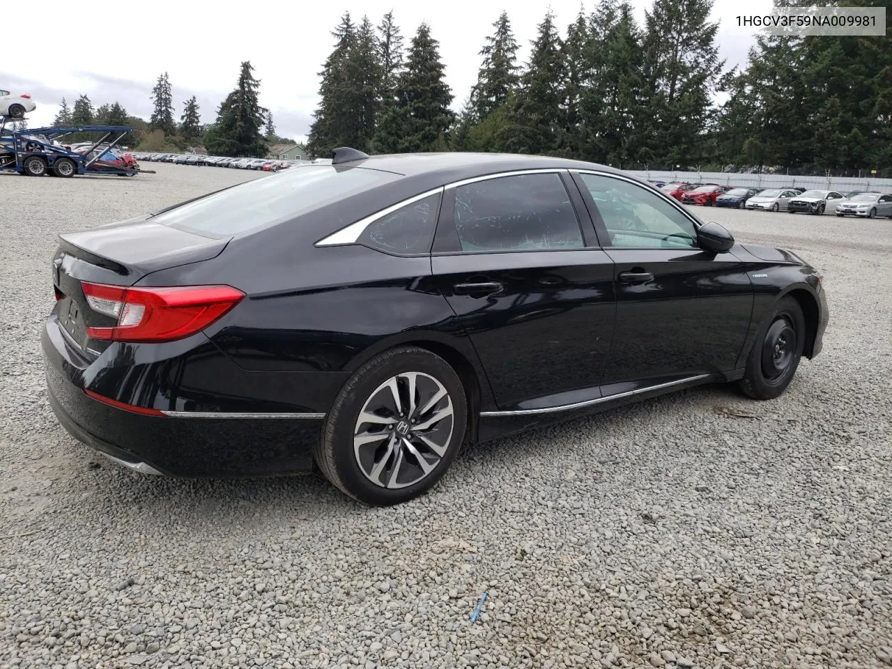 2022 Honda Accord Hybrid Exl VIN: 1HGCV3F59NA009981 Lot: 72647114