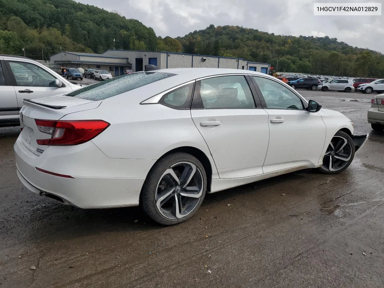 2022 Honda Accord Sport Se VIN: 1HGCV1F42NA012829 Lot: 73039524