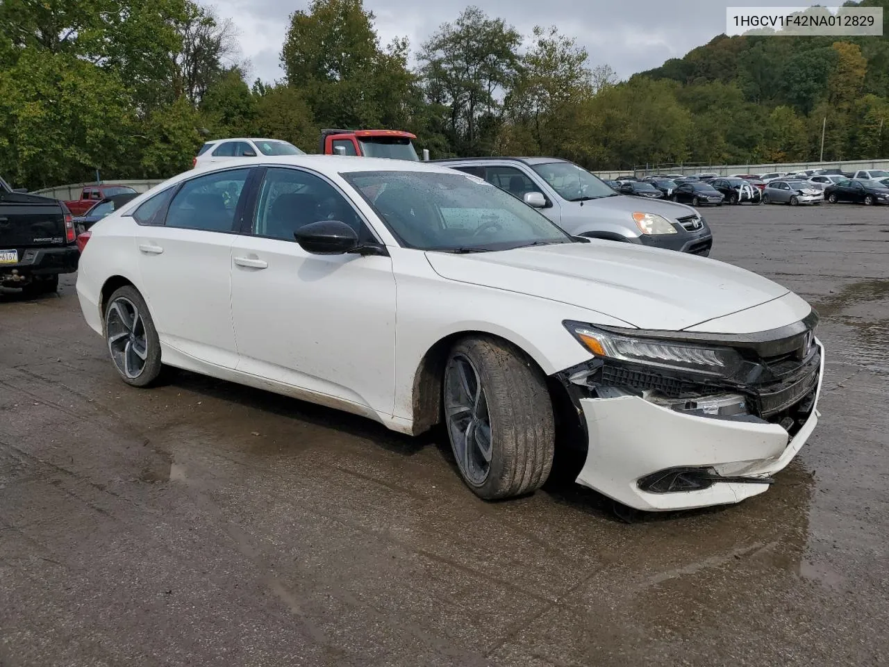 2022 Honda Accord Sport Se VIN: 1HGCV1F42NA012829 Lot: 73039524