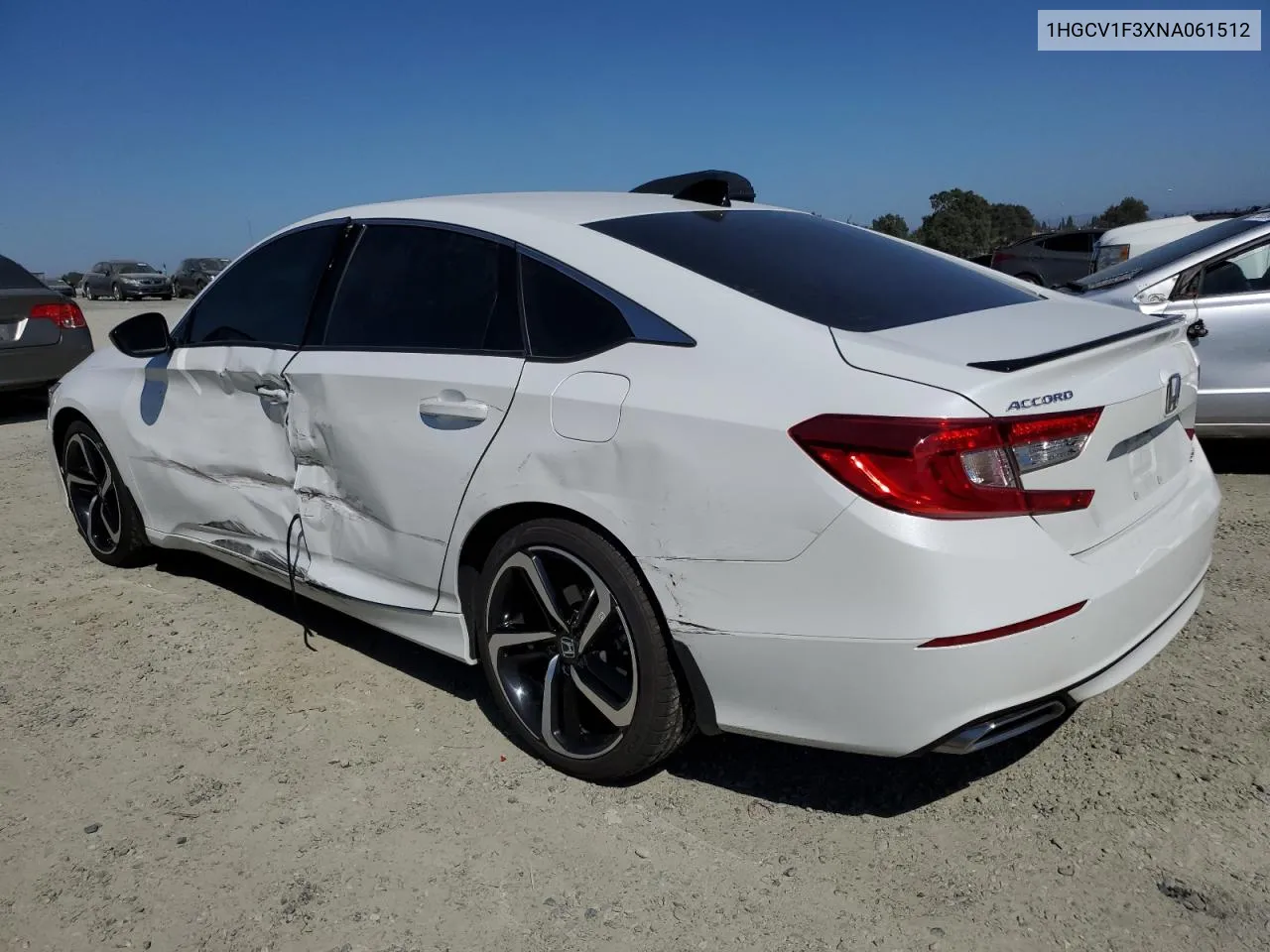 1HGCV1F3XNA061512 2022 Honda Accord Sport