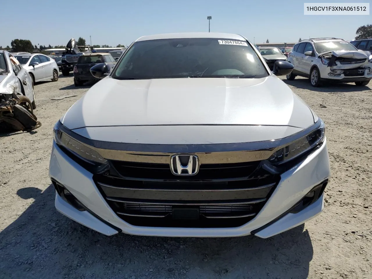 2022 Honda Accord Sport VIN: 1HGCV1F3XNA061512 Lot: 73047864