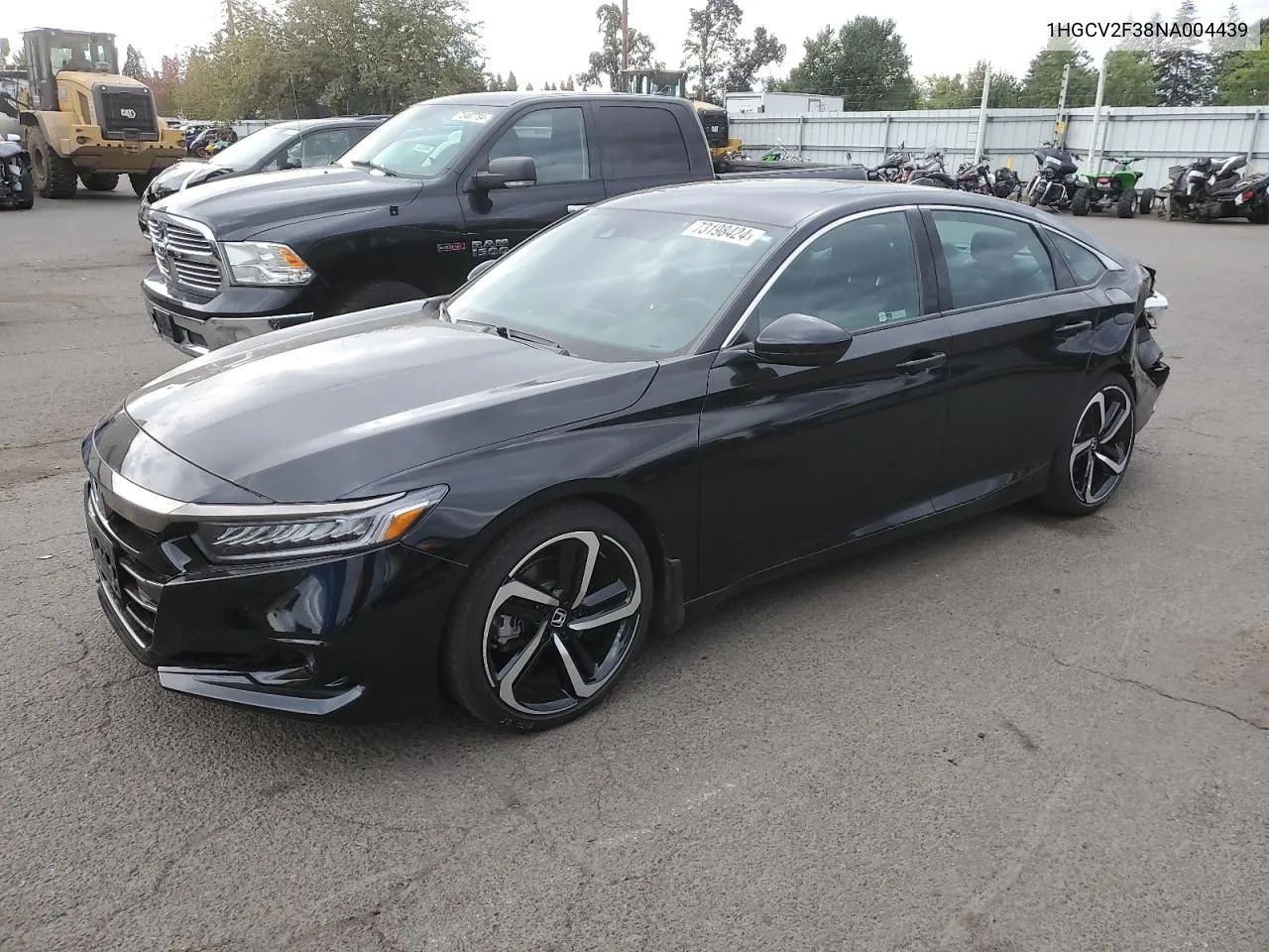 2022 Honda Accord Sport VIN: 1HGCV2F38NA004439 Lot: 73198424