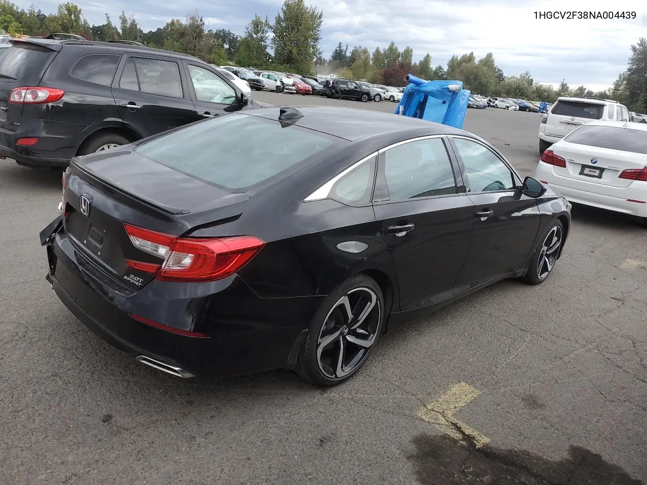 2022 Honda Accord Sport VIN: 1HGCV2F38NA004439 Lot: 73198424