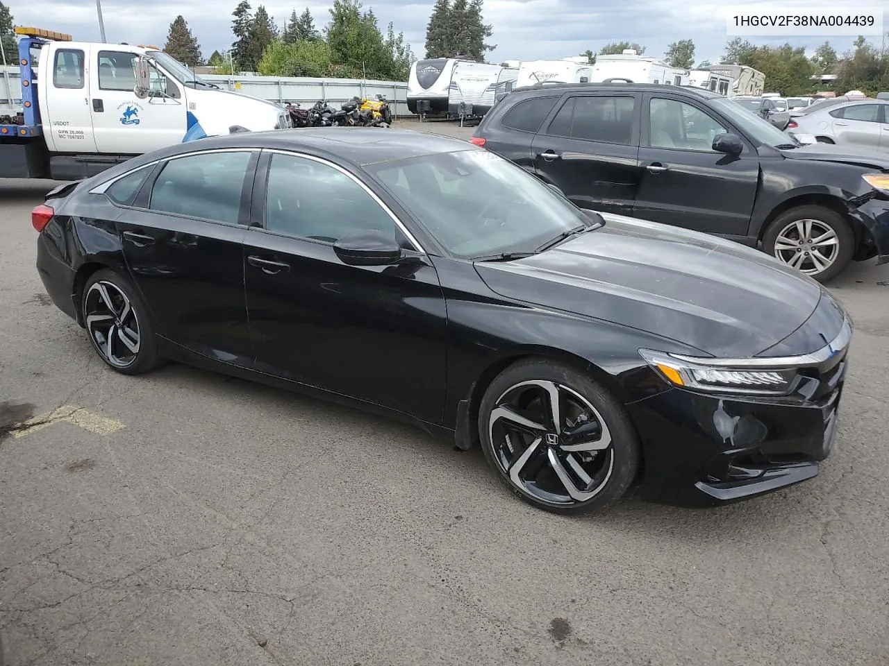 2022 Honda Accord Sport VIN: 1HGCV2F38NA004439 Lot: 73198424