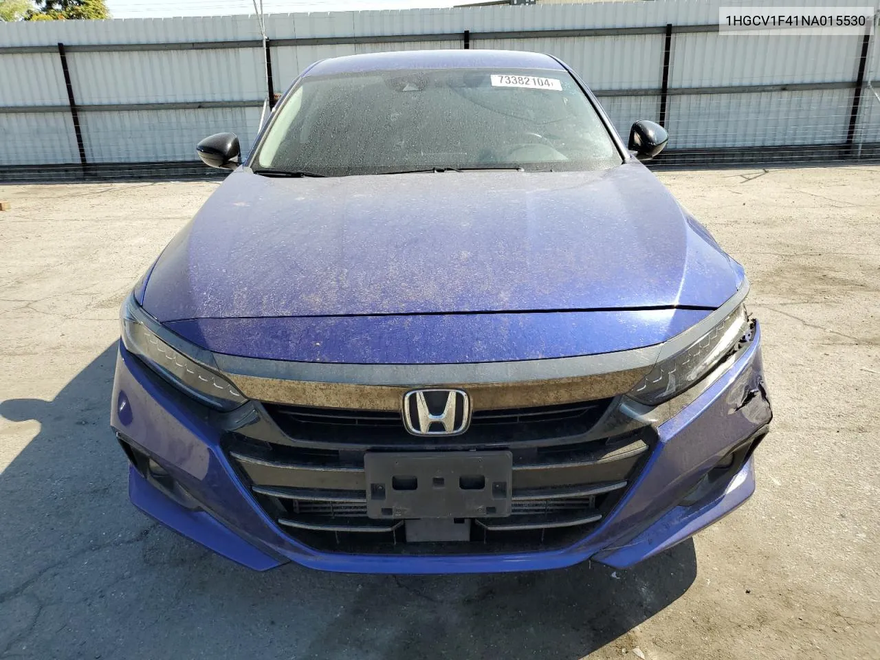 2022 Honda Accord Sport Se VIN: 1HGCV1F41NA015530 Lot: 73382104