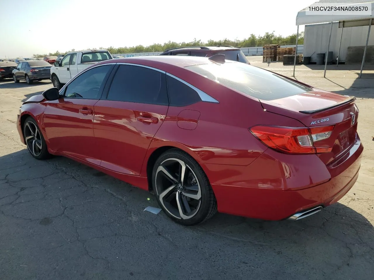 2022 Honda Accord Sport VIN: 1HGCV2F34NA008570 Lot: 73677864