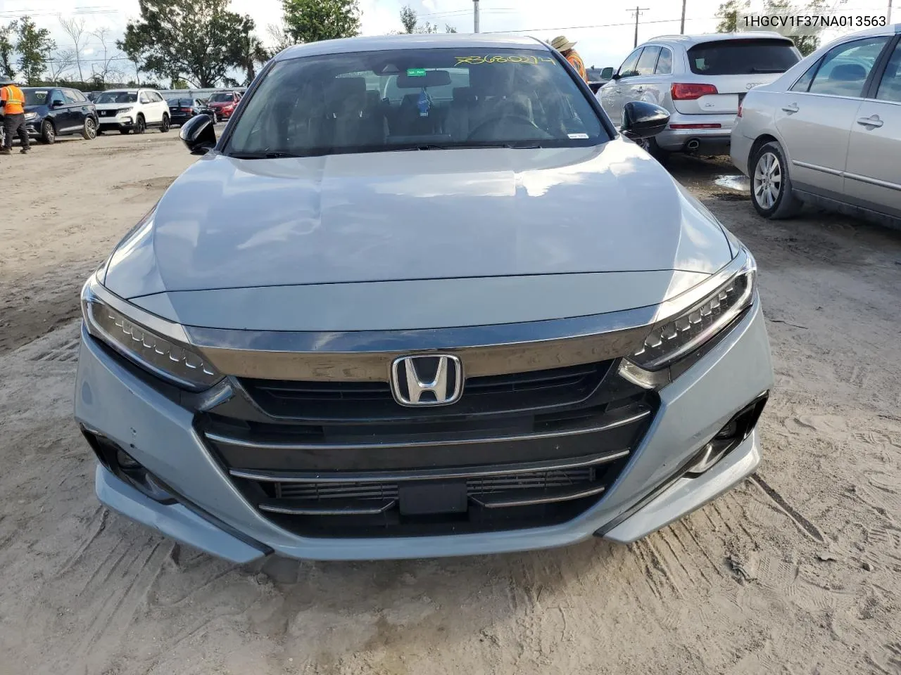 2022 Honda Accord Sport VIN: 1HGCV1F37NA013563 Lot: 73680214