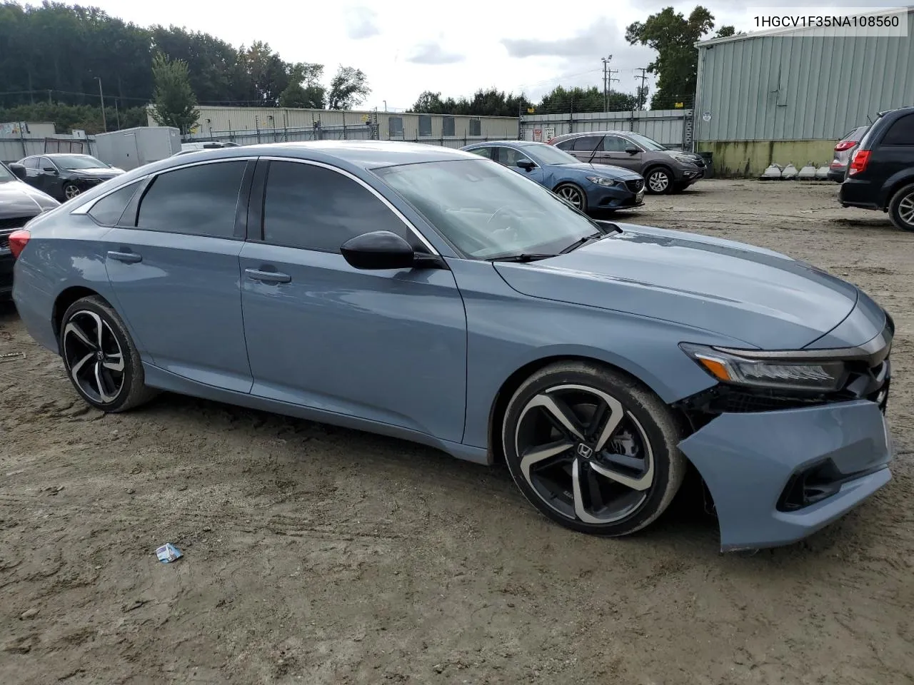 2022 Honda Accord Sport VIN: 1HGCV1F35NA108560 Lot: 73730144