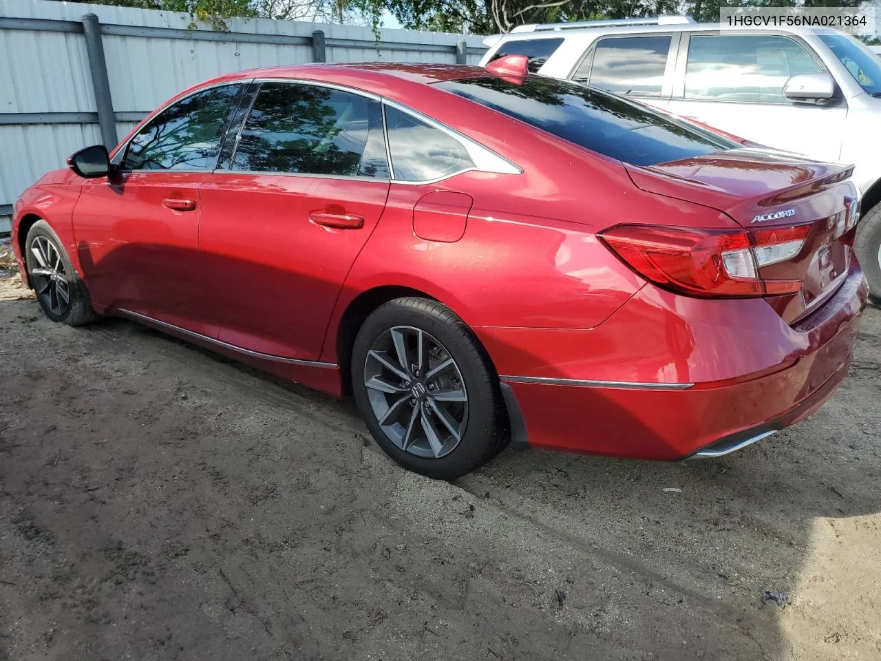 2022 Honda Accord Exl VIN: 1HGCV1F56NA021364 Lot: 73792574