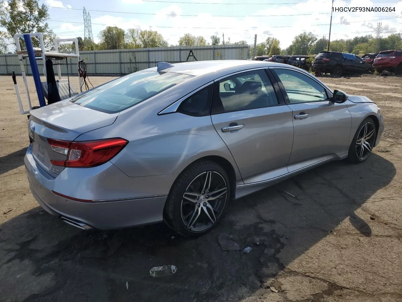 2022 Honda Accord Touring VIN: 1HGCV2F93NA006264 Lot: 73937634