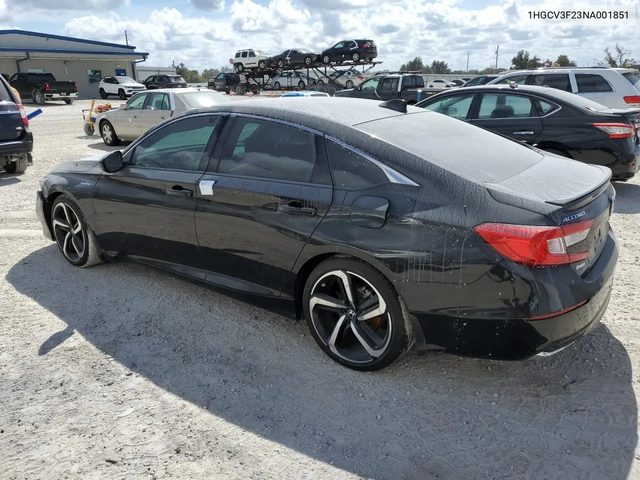 2022 Honda Accord Hybrid Sport VIN: 1HGCV3F23NA001851 Lot: 74005074