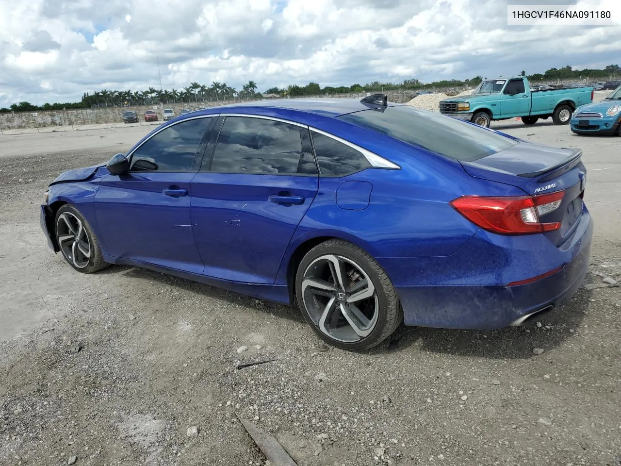 1HGCV1F46NA091180 2022 Honda Accord Sport Se