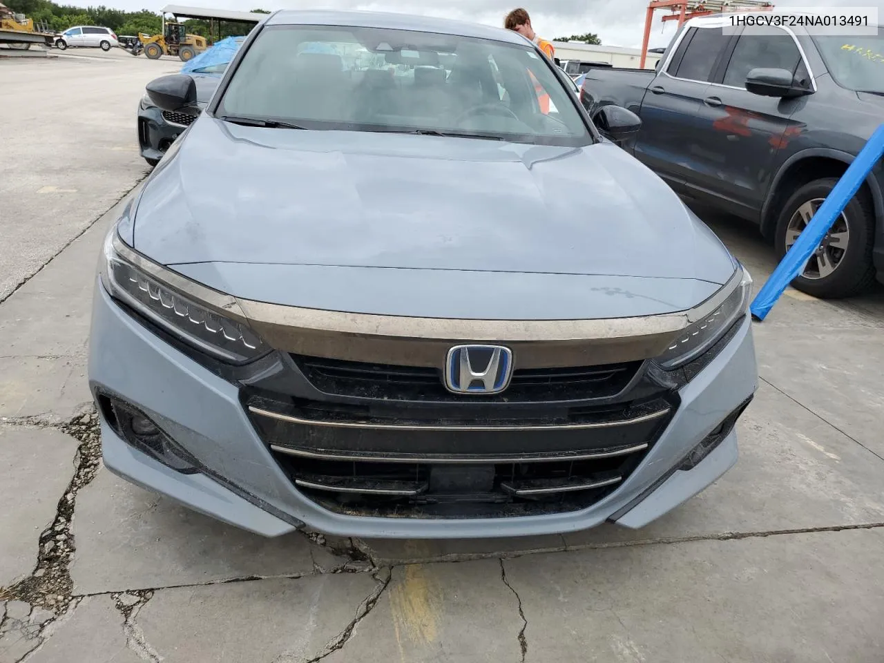 2022 Honda Accord Hybrid Sport VIN: 1HGCV3F24NA013491 Lot: 74784424