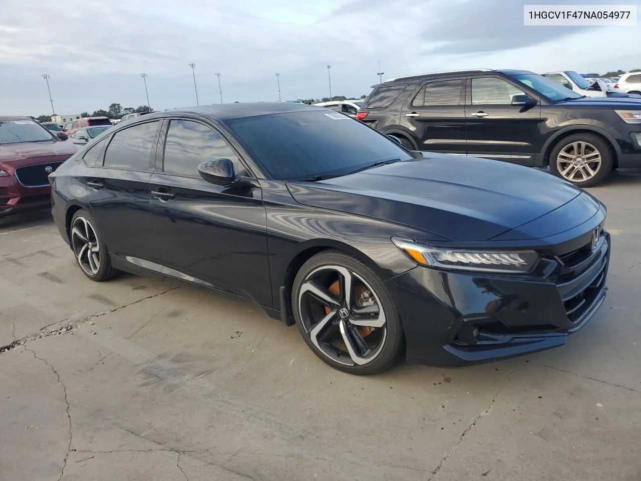 2022 Honda Accord Sport Se VIN: 1HGCV1F47NA054977 Lot: 75088814