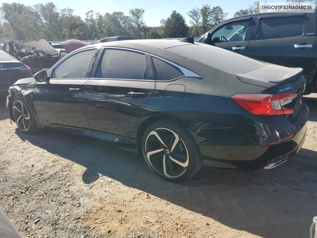 2022 Honda Accord Sport VIN: 1HGCV1F32NA048236 Lot: 75203974