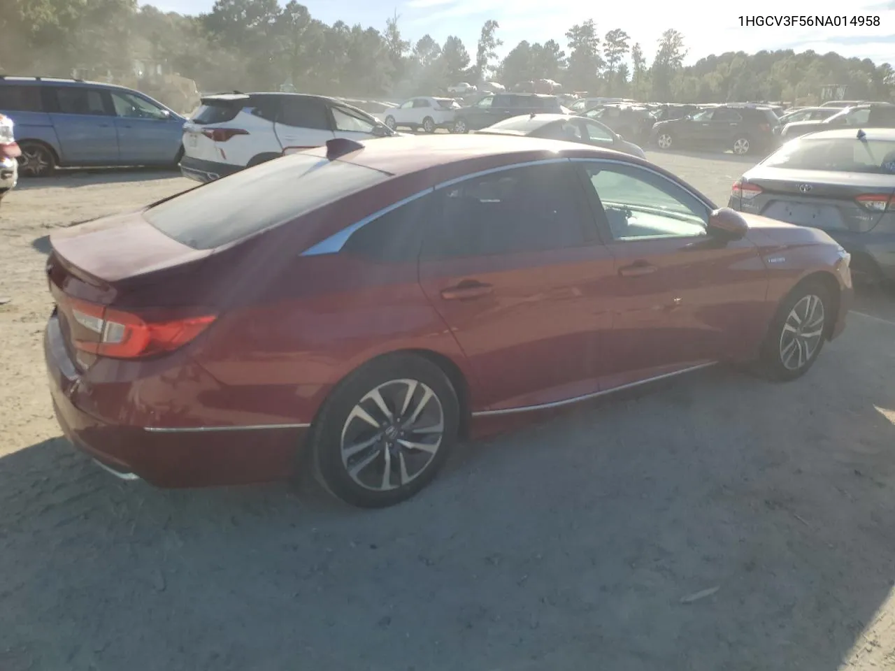 1HGCV3F56NA014958 2022 Honda Accord Hybrid Exl