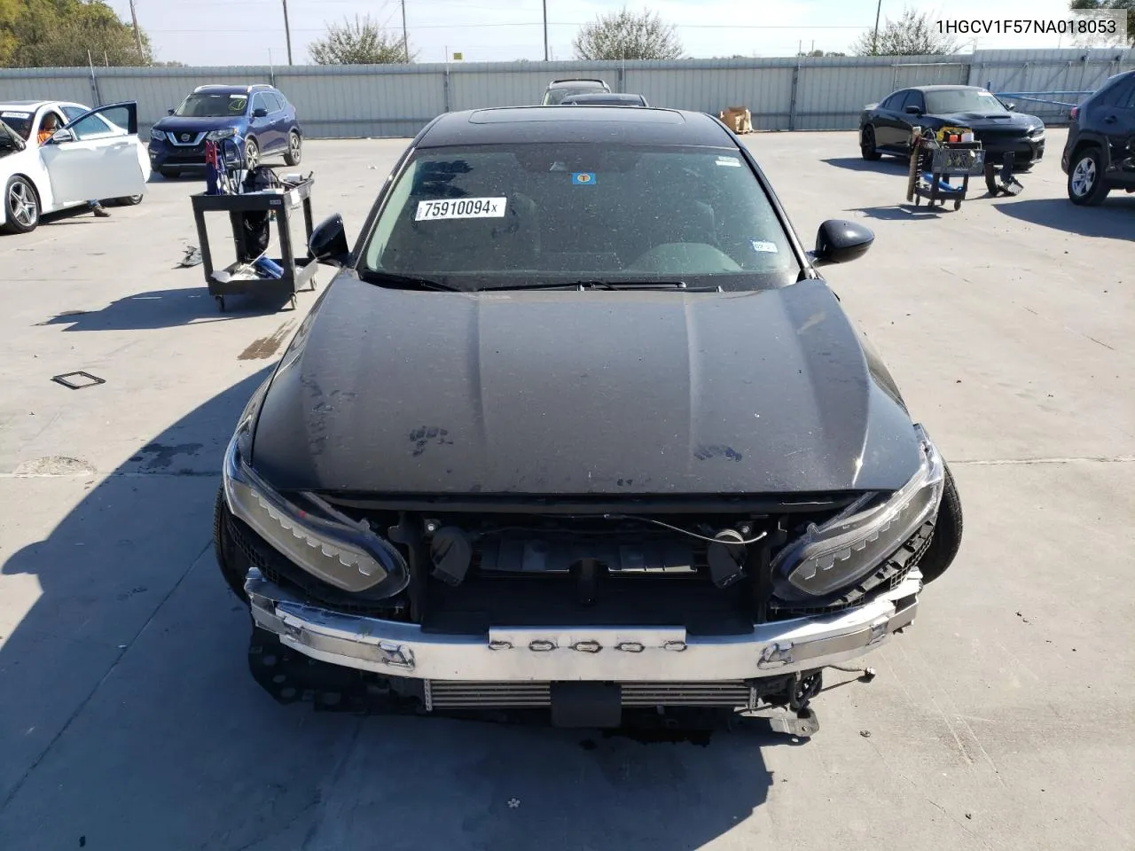 1HGCV1F57NA018053 2022 Honda Accord Exl