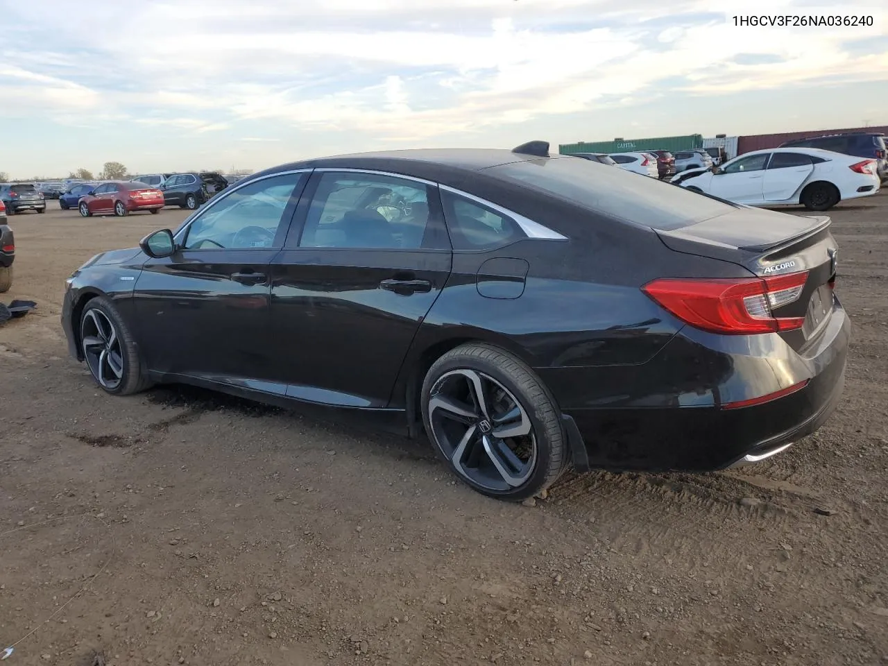 2022 Honda Accord Hybrid Sport VIN: 1HGCV3F26NA036240 Lot: 76760234