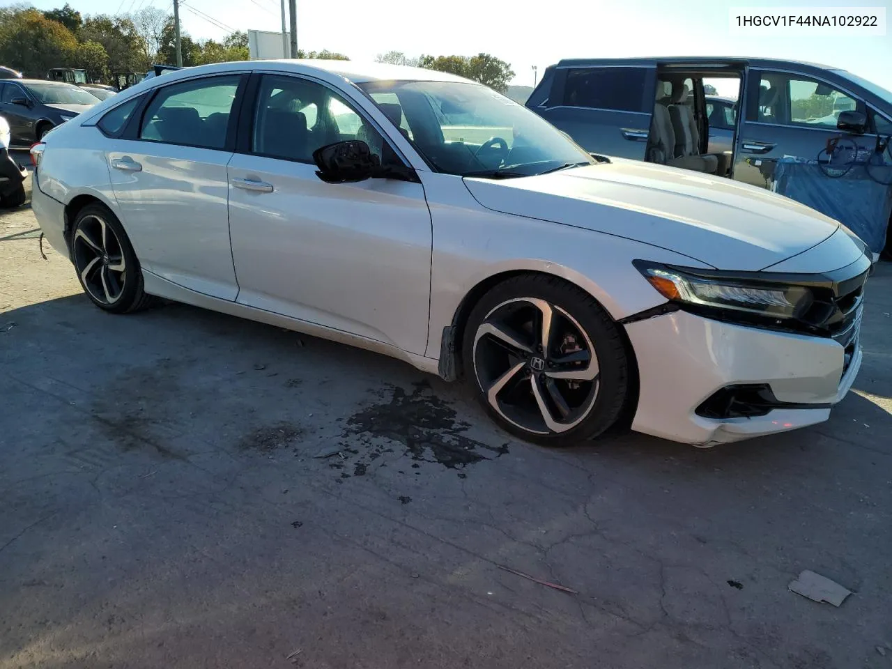 2022 Honda Accord Sport Se VIN: 1HGCV1F44NA102922 Lot: 76869244