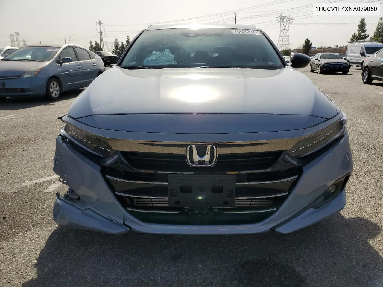 2022 Honda Accord Sport Se VIN: 1HGCV1F4XNA079050 Lot: 76909874