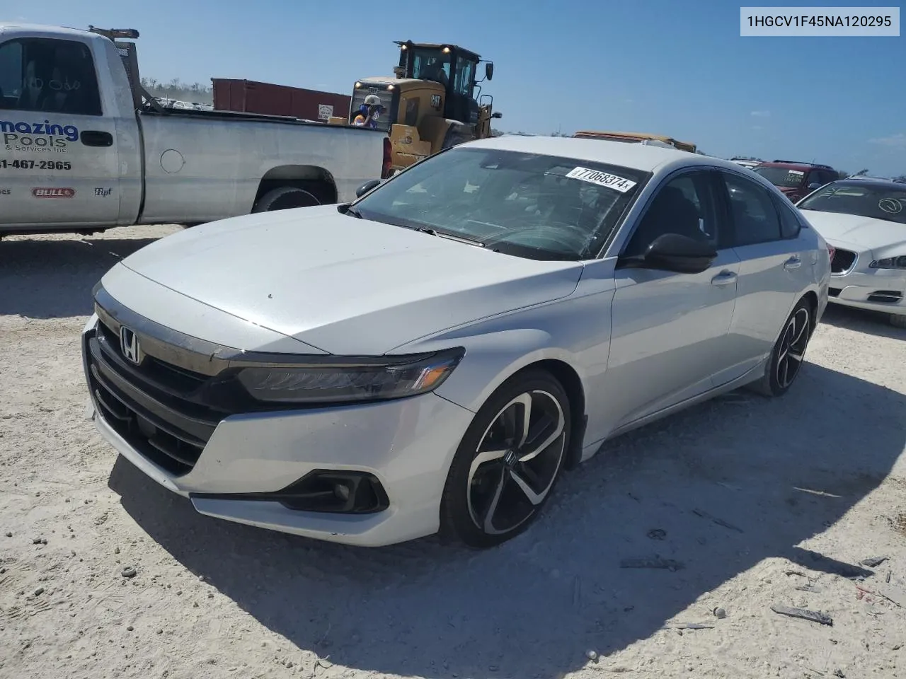 1HGCV1F45NA120295 2022 Honda Accord Sport Se