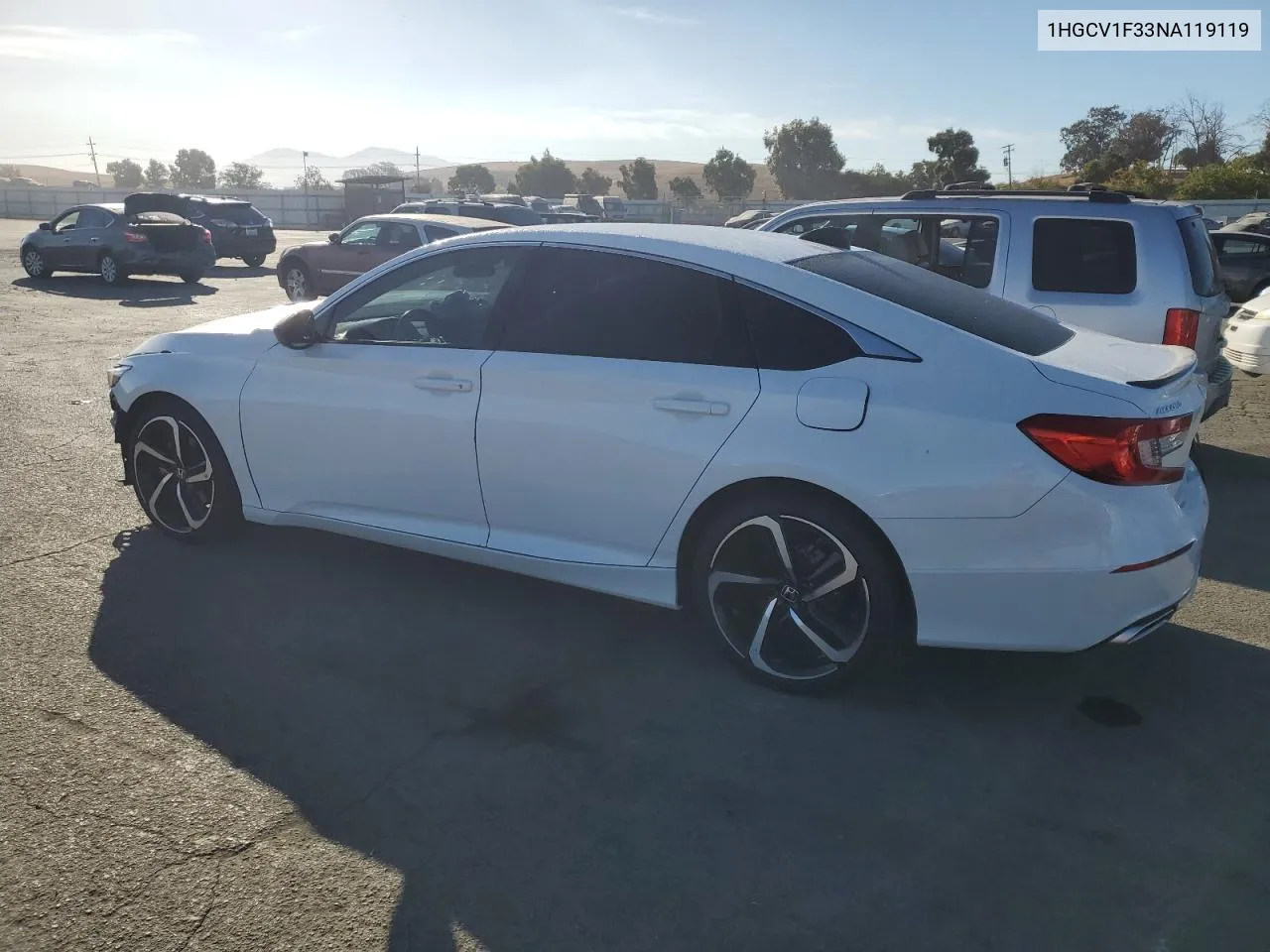 1HGCV1F33NA119119 2022 Honda Accord Sport