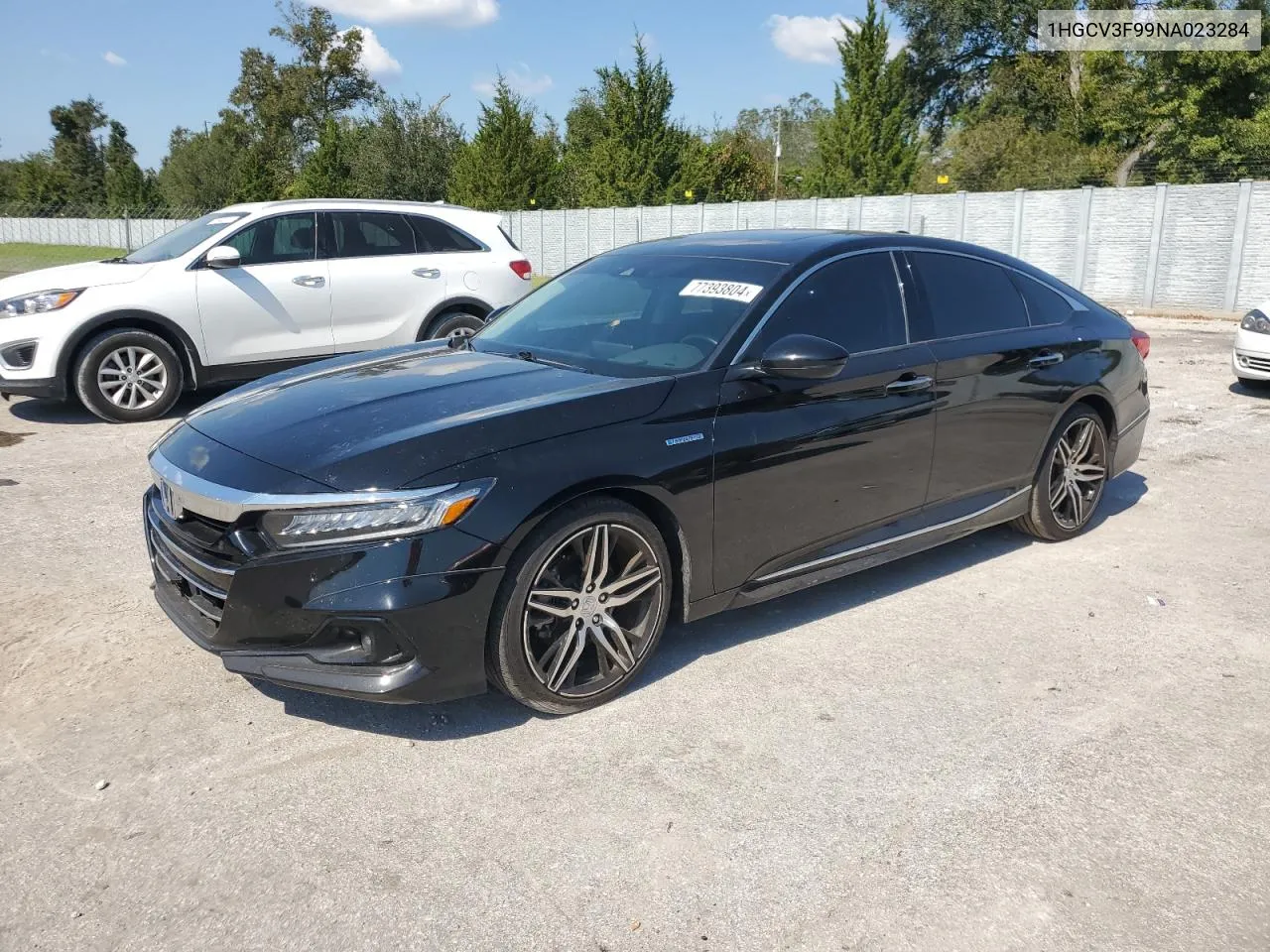 2022 Honda Accord Touring Hybrid VIN: 1HGCV3F99NA023284 Lot: 77393804