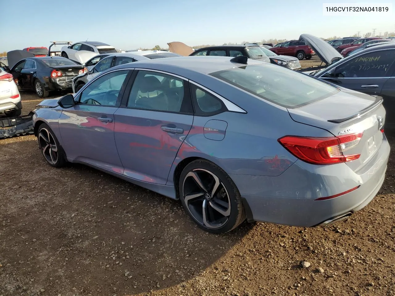 1HGCV1F32NA041819 2022 Honda Accord Sport